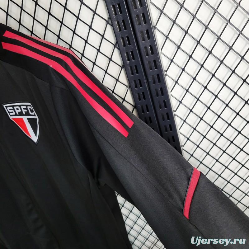 23/24 Sao Paulo Black Full Zipper Jacket