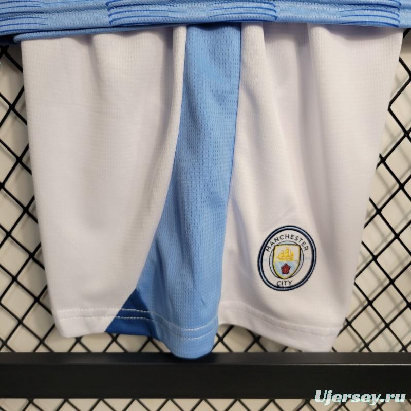 23-24 Kids Manchester City Home Jersey