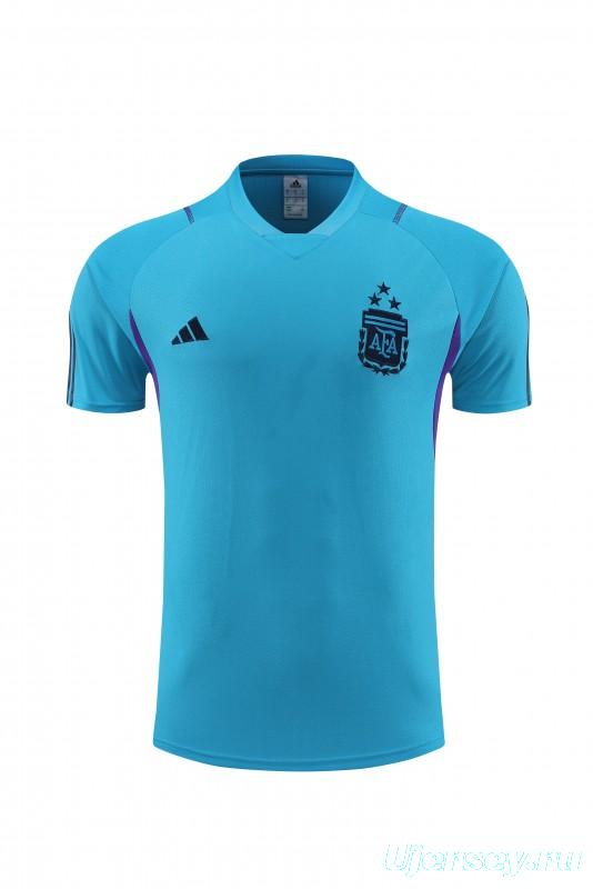 2023 ArgentinaBlue Short Sleeve+Shorts