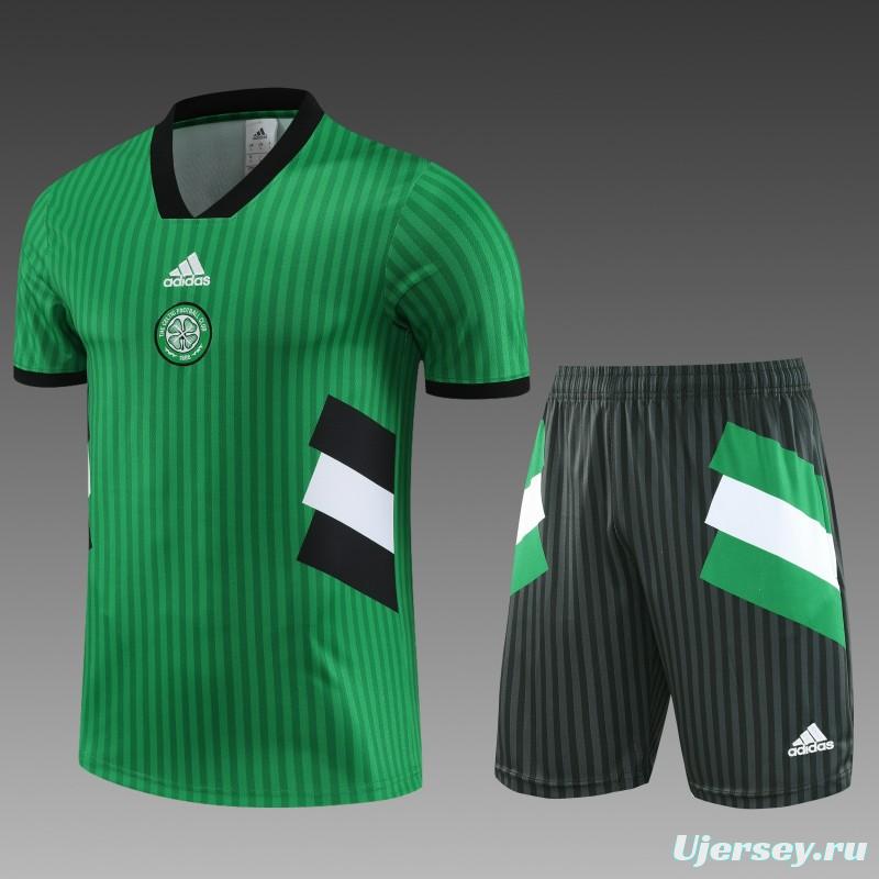 23 24 Celtic Green Remake Icon Short Sleeve+Shorts