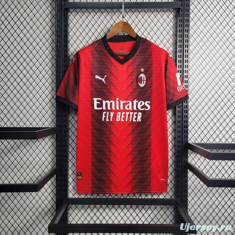 23-24 AC Milan Home Jersey