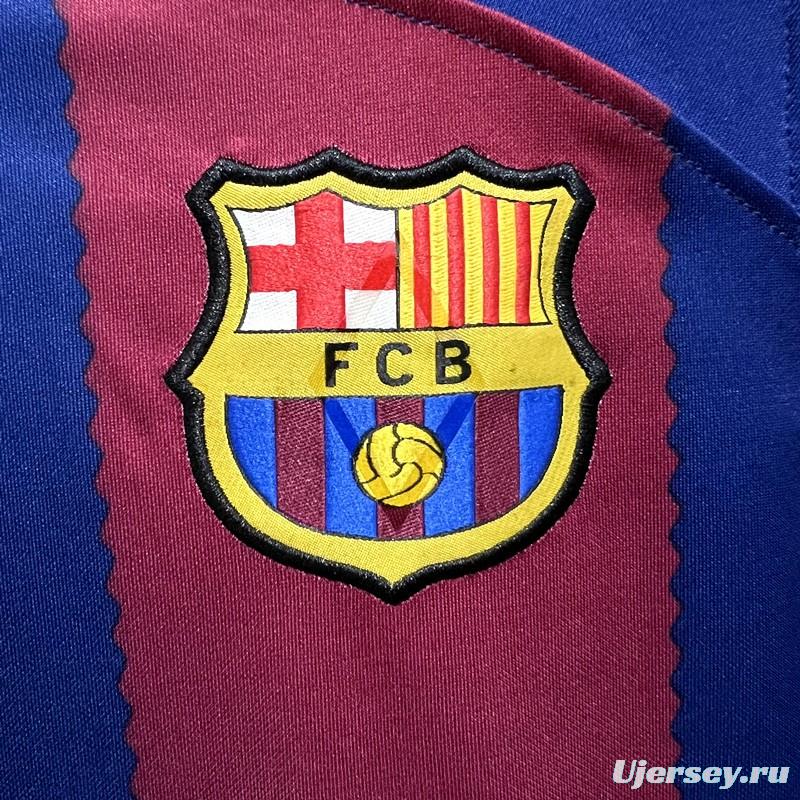 23/24 Barcelona Home Long Jersey