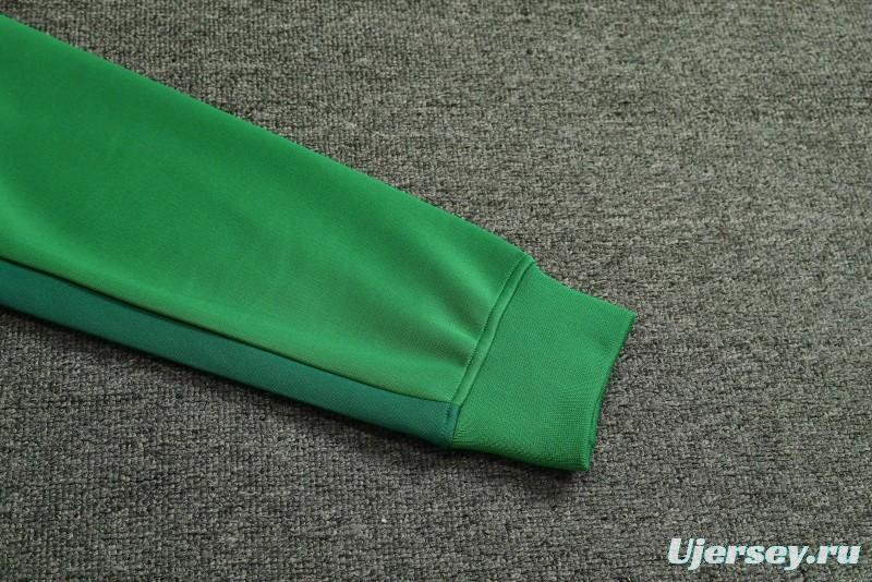23/24 Nike Green Full Zipper Jacket+ Pants