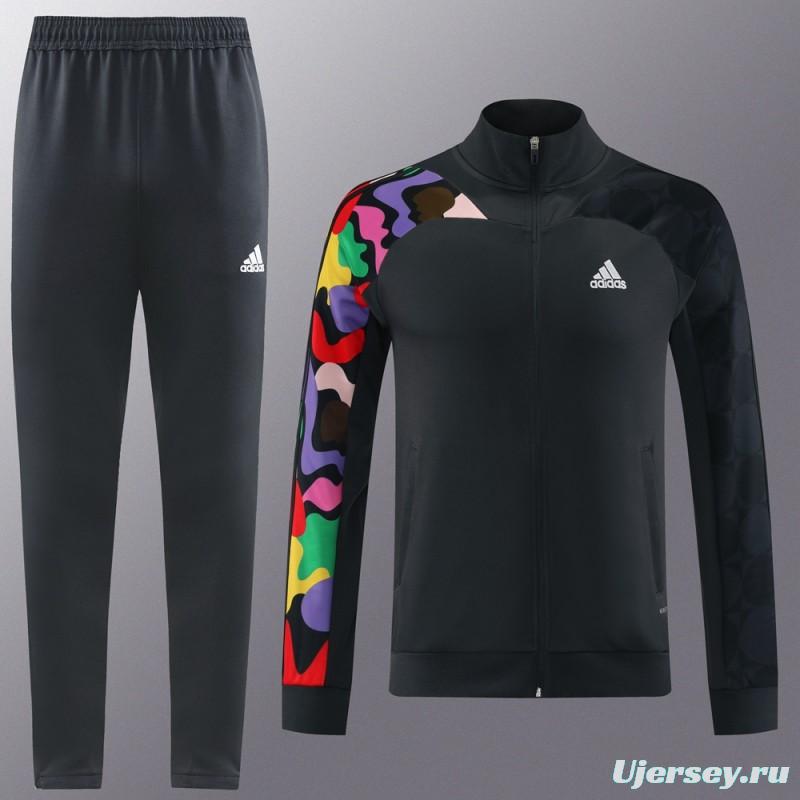 23/24 Adidas Black Full Zipper +Pants