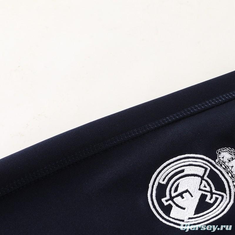 23/24 Real Madrid White/Navy Full Zipper +Pants