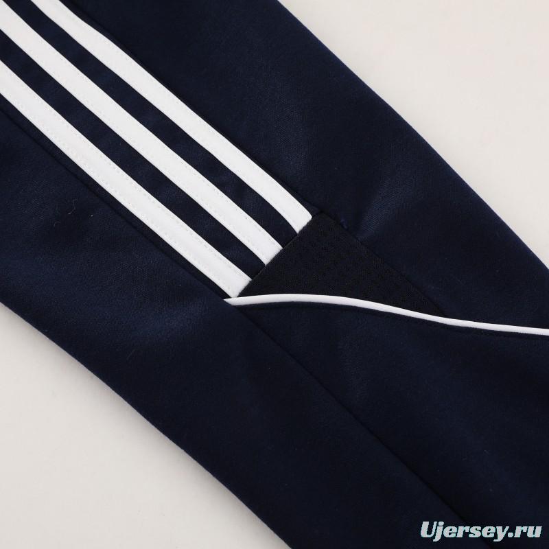 2023 Adidas Navy Hoodie Full Zipper Jacket +Pants