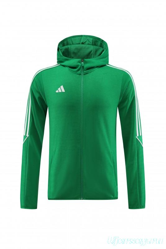 2023 Adidas Green Hoodie Full Zipper Jacket +Pants