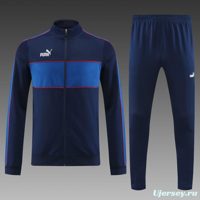 23/24 Puma Navy Full Zipper Jacket+Pants