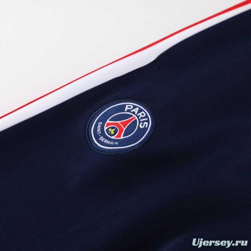 23/24 PSG Navy Red Full Zipper Jacket+Pants