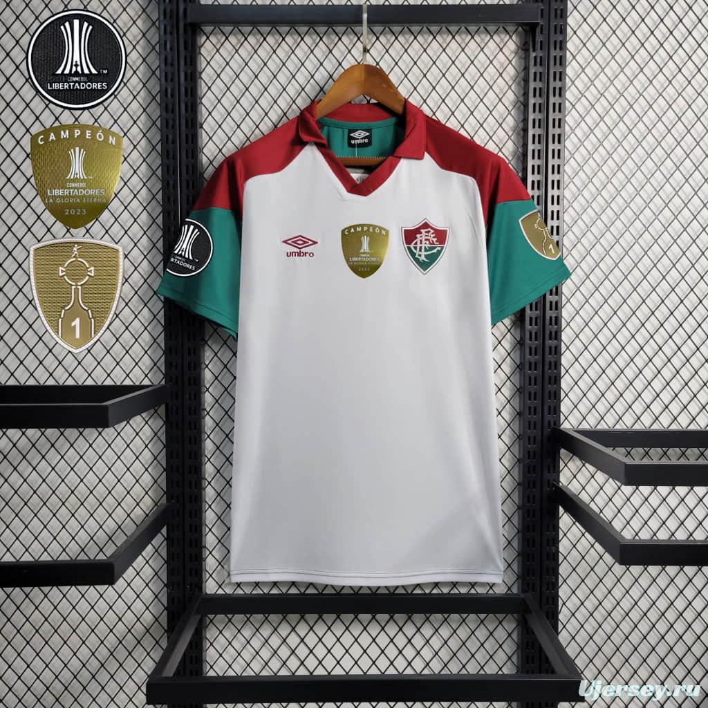 23-24 Fluminense White Jersey +Patches