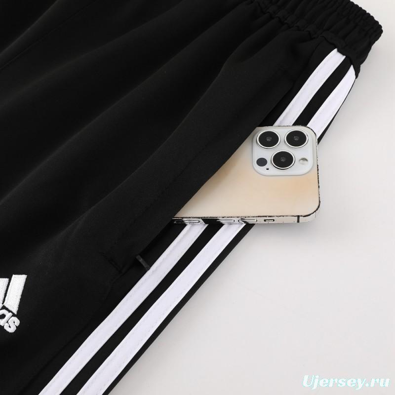 23/24 Real Madrid Black Full Zipper Jacket+Pants