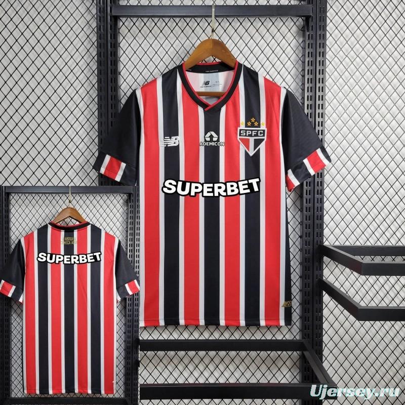 24/25 Sao Paulo Away Jersey + With Patch