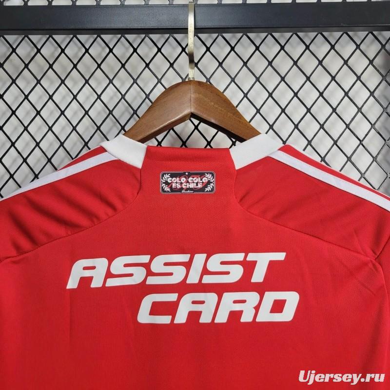 24/25 Colo Colo Third Red Jersey