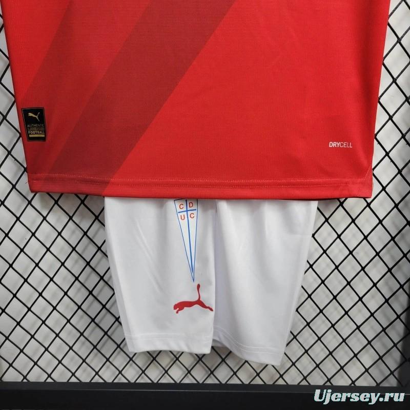 24/25 Kids Deportivo Universidad Catolica Away Red Jersey