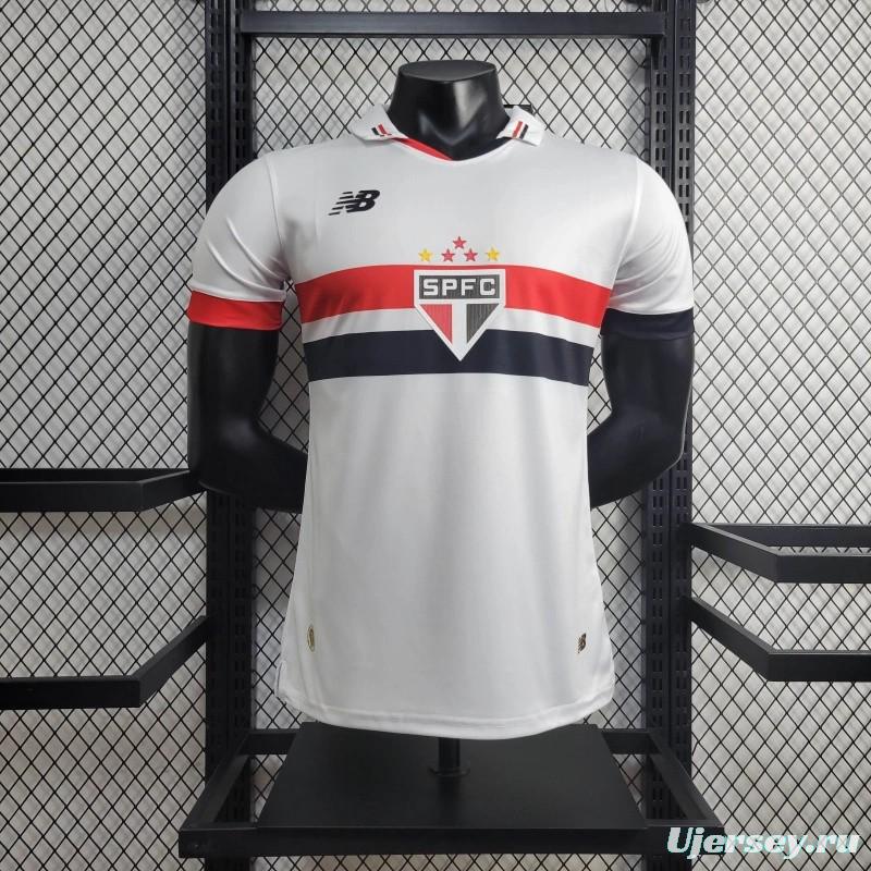 Player Version 2024/25 Sao Paulo Home Jersey
