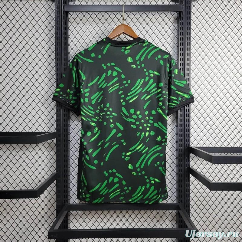 2024 Nigeria Away Green Black Jersey