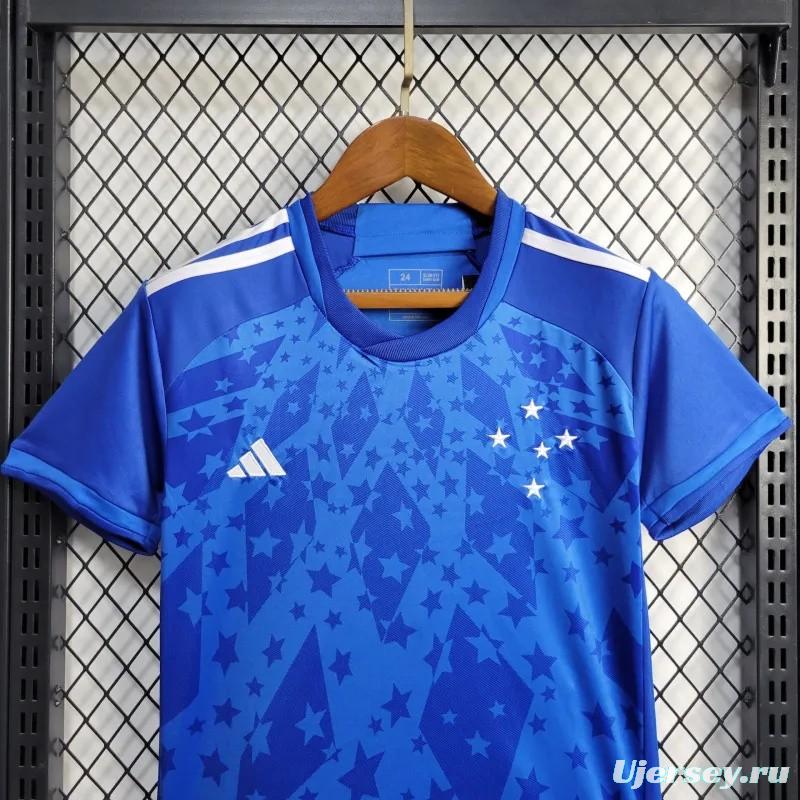 24/25 Kids Cruzeiro Home Jersey