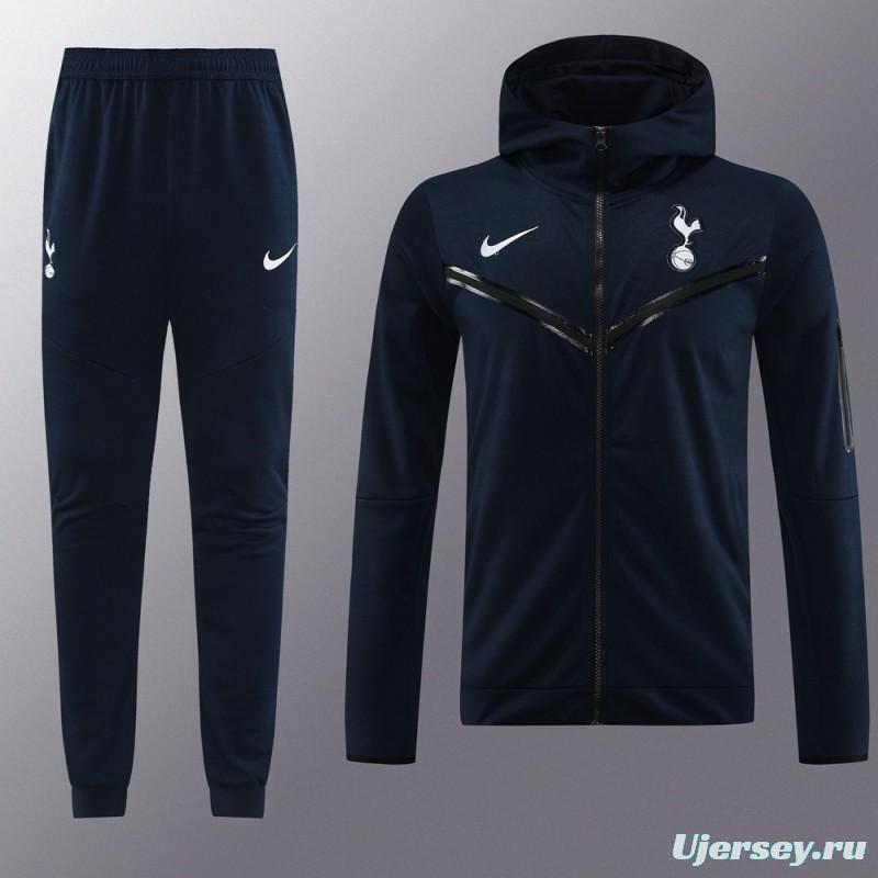 23/24 Tottenham Hotspur Full Zipper Hoodie Jacket+Pants