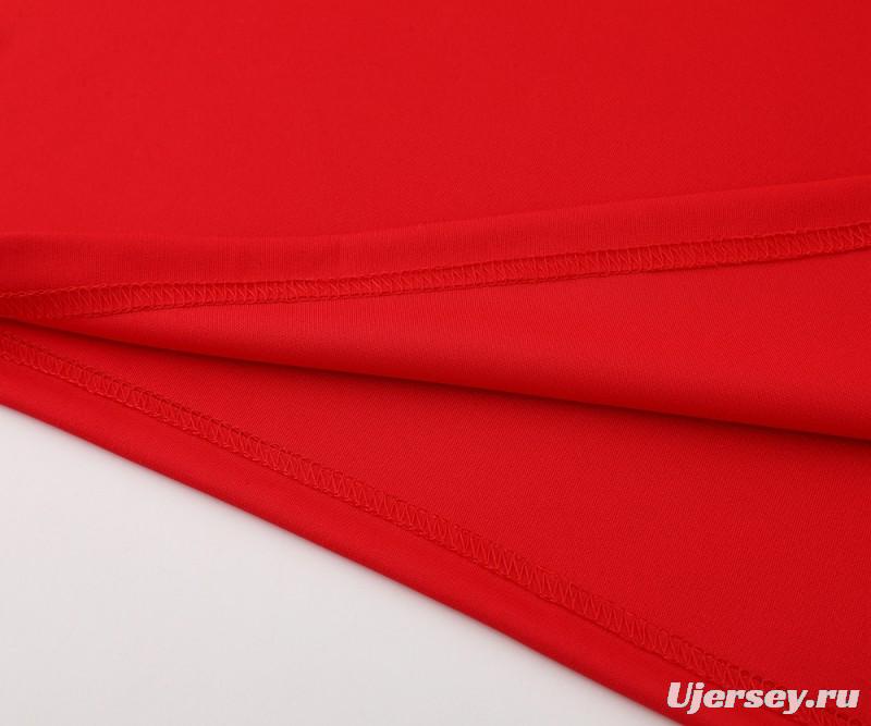 2024 Nike Red/Black Half Zipper Jacket+Pants