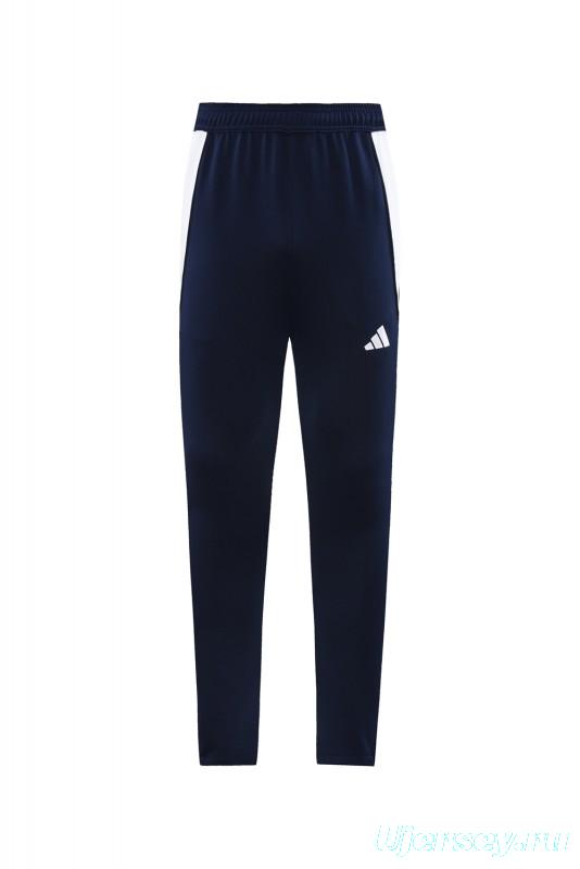 2024 Adidas Blue Half Zipper Jacket+Pants