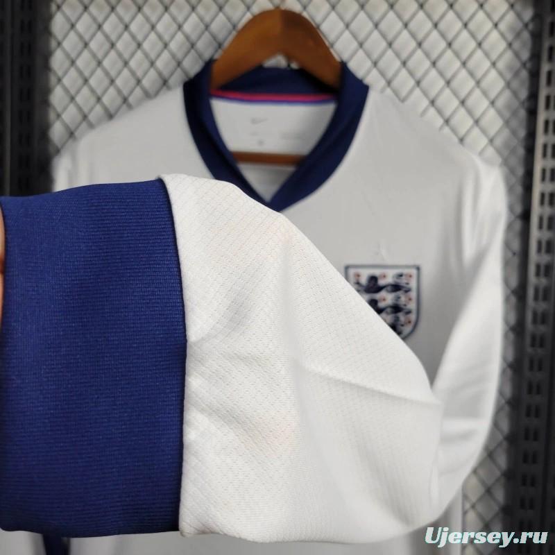 2024 England Home Long Sleeve Jersey