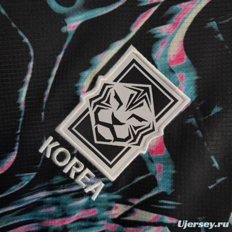 2024 South Korea Away Black Jersey