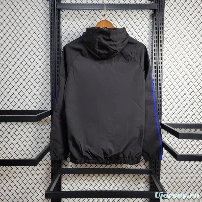 24/25 Sao Paulo Black Windbreaker