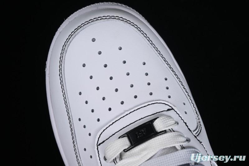 Nike Air Force 1 '07 Low Custom Anime Theme Gradient Brown Swoosh Casual Sneakers - FN0366-103