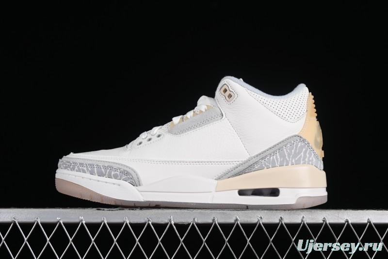 Nike Air Jordan 3 Retro Craft Ivory Sneakers - FJ9479-100