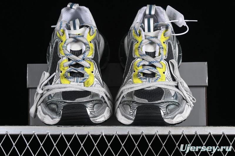 Balenciaga Phantom Sneaker Track Trainer Inspired with Transparent Heel Strap - W3XL57010