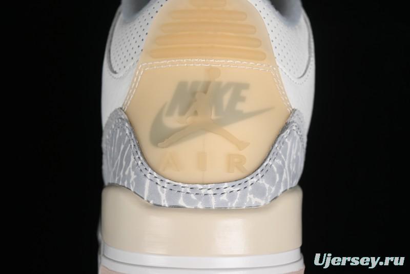 Nike Air Jordan 3 Retro Craft Ivory Sneakers - FJ9479-100