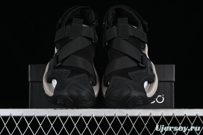 ECCO Offroad Series 2024 Summer Men's Casual Sandals with Soft Leather Upper and Mesh Panels - 63131501001