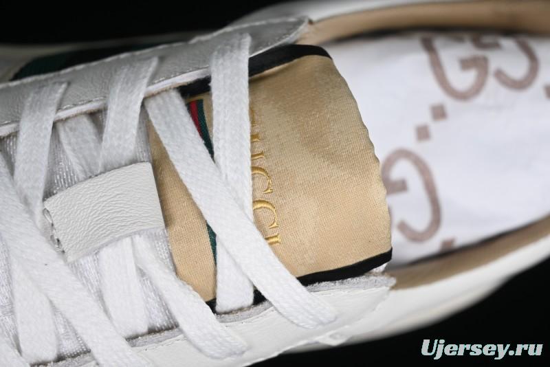 Gucci Chunky B Screener GG Sneakers Retro Style with Classic GG Canvas and Leather Trim - 9Y9209666