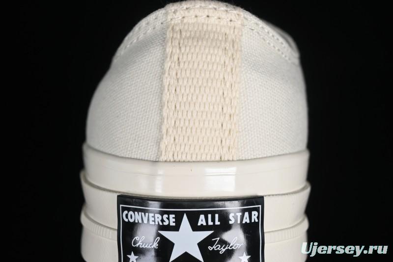 Converse Chuck 1970s Original Cream White Low-Top Casual Canvas Shoes - 151230C