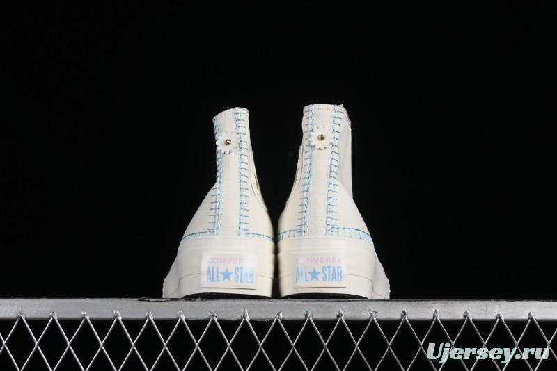 Converse All Star Lift Stitch Daisy Vulcanized Canvas Sneakers - A08731C