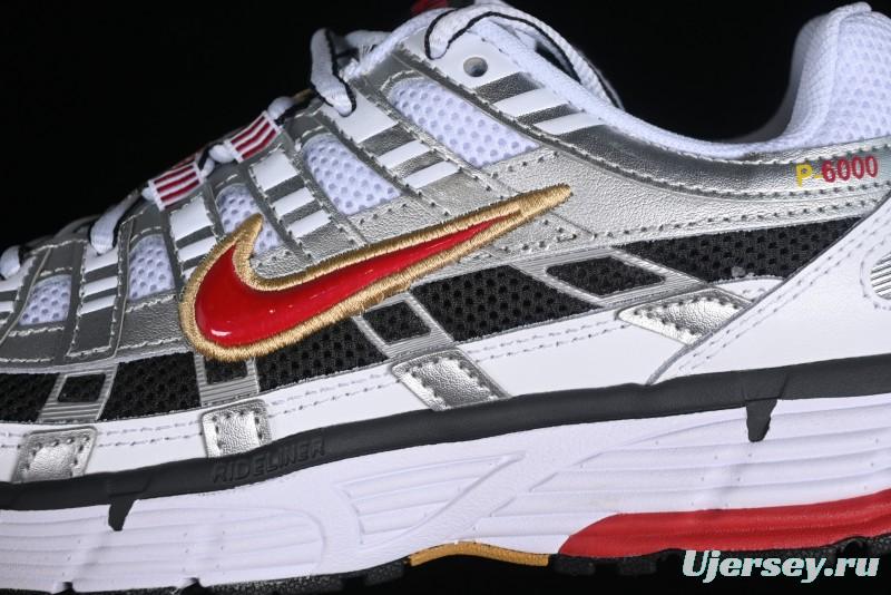 Nike P-6000 Retro Casual Sneakers Dad Shoes with Layered Design - BV1021-101