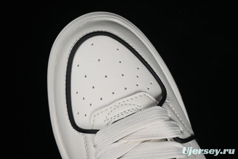 New York Yankees Chunky Liner Basic Thick Sole Platform Sneakers with 6cm Height Increase - 3ASXCA12N50WHS