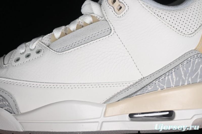 Nike Air Jordan 3 Retro Craft Ivory Sneakers - FJ9479-100