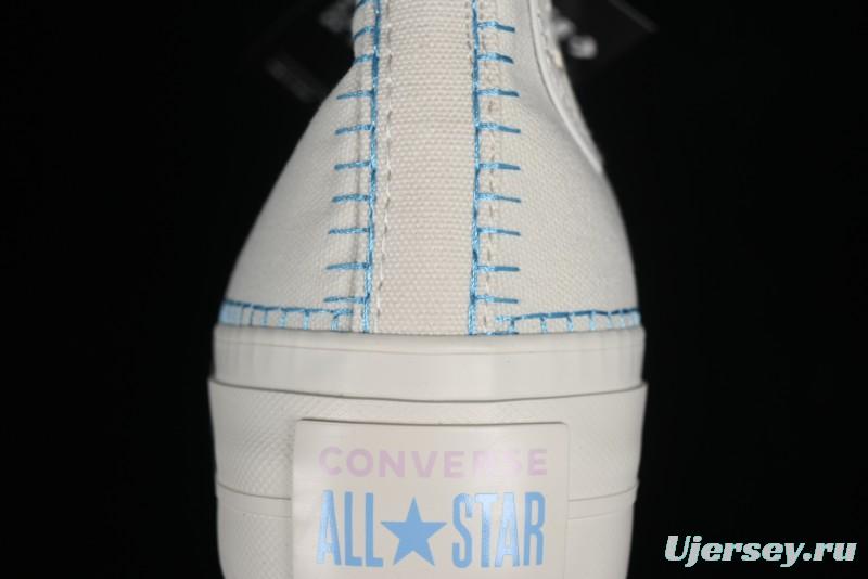 Converse All Star Lift Stitch Daisy Vulcanized Canvas Sneakers - A08731C