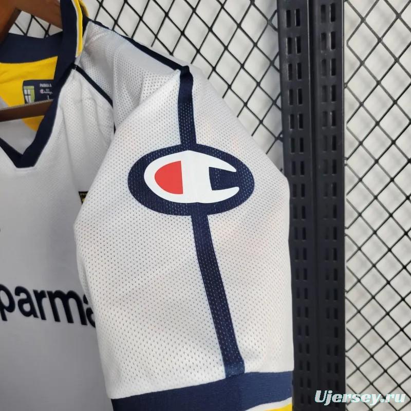 Retro 03/04 Parma Calcio Away White Jersey