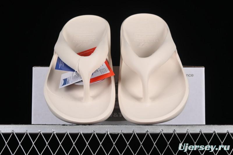 New Balance NB x TAW&TOE Collaboration Bone White Ultra-Soft Cloud Cushion Sandals Flip Flops - SD5601GIV