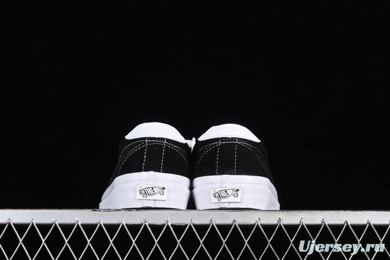 Vans Premium Sport 73 Classic Black & White Suede Low-Top Skate Shoes - VN000CR1BA2