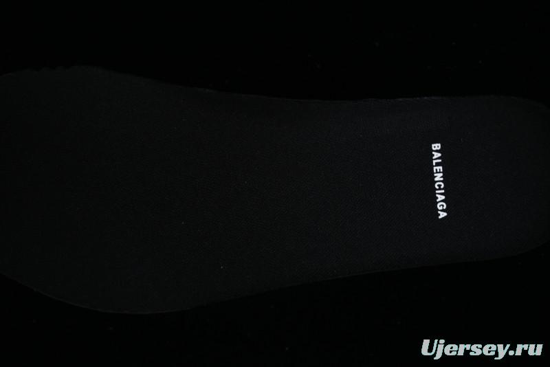 Balenciaga Phantom Sneaker 10th Generation Lace-Up Running Shoes with Transparent Heel Strap - W3XL11090