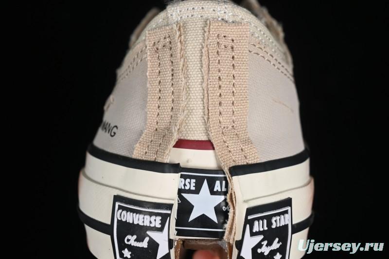 Feng Chen Wang Converse Chuck 70 Low 2-in-1 Deconstructed Canvas Sneakers - A07718C