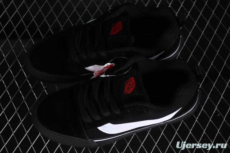 Vans Classics Knu Skool Retro Skate Shoes with Thickened Tongue and Oversized Toe - VN0009QCB9P