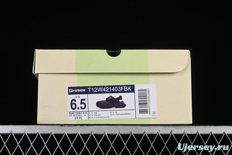 Fila Fusion Thick-Sole Hard Candy Sandals - T12W421403FBK