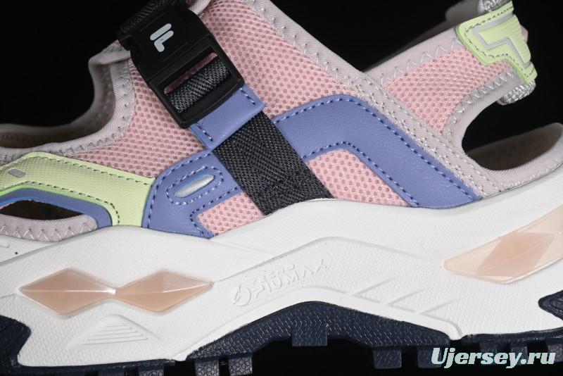 Fila Fusion Thick Sole Hard Candy Sandals - T12W421403FRB