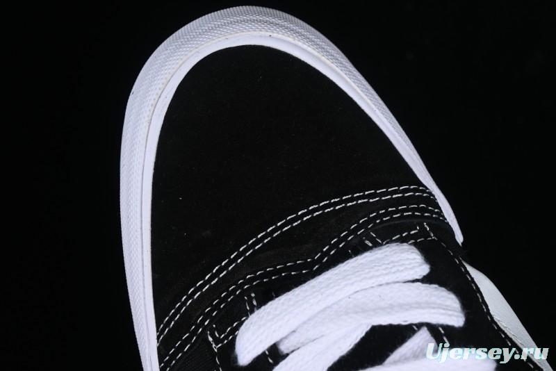 Vans Classics Knu Skool Coca-Cola Collaboration Black White Embroidery Chunky Tongue Sneakers - VN0009QC6BTI