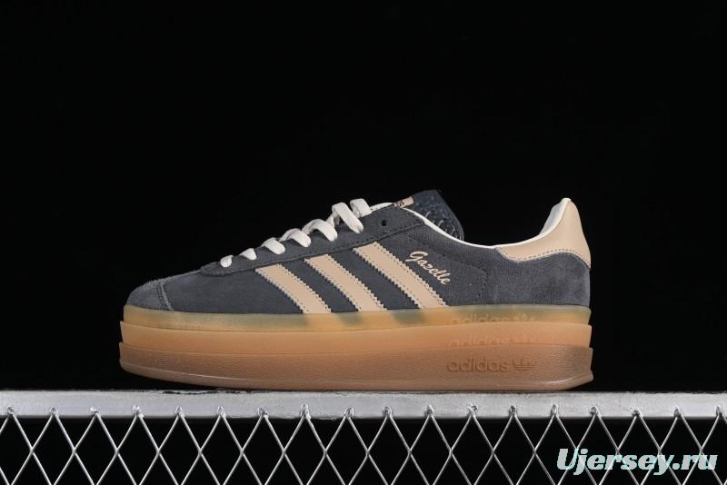 Adidas Originals Gazelle Bold IE0428 Low-Top Sneakers with Thick Sole for Casual Wear Anti-Slip and Durable - IE0428
