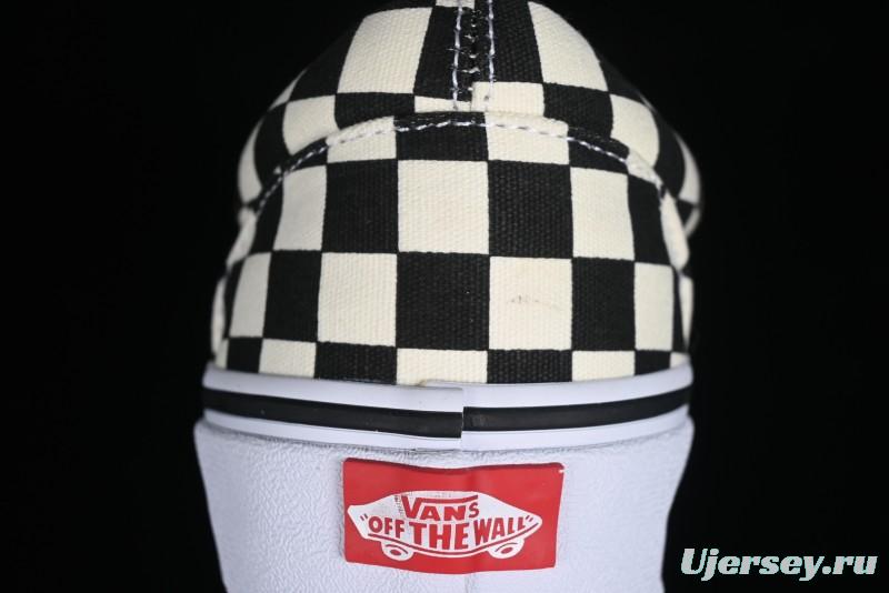 Vans Authentic Golden Coast Classic Checkerboard Slip-On Canvas Shoes - VN0A4BV4R6R